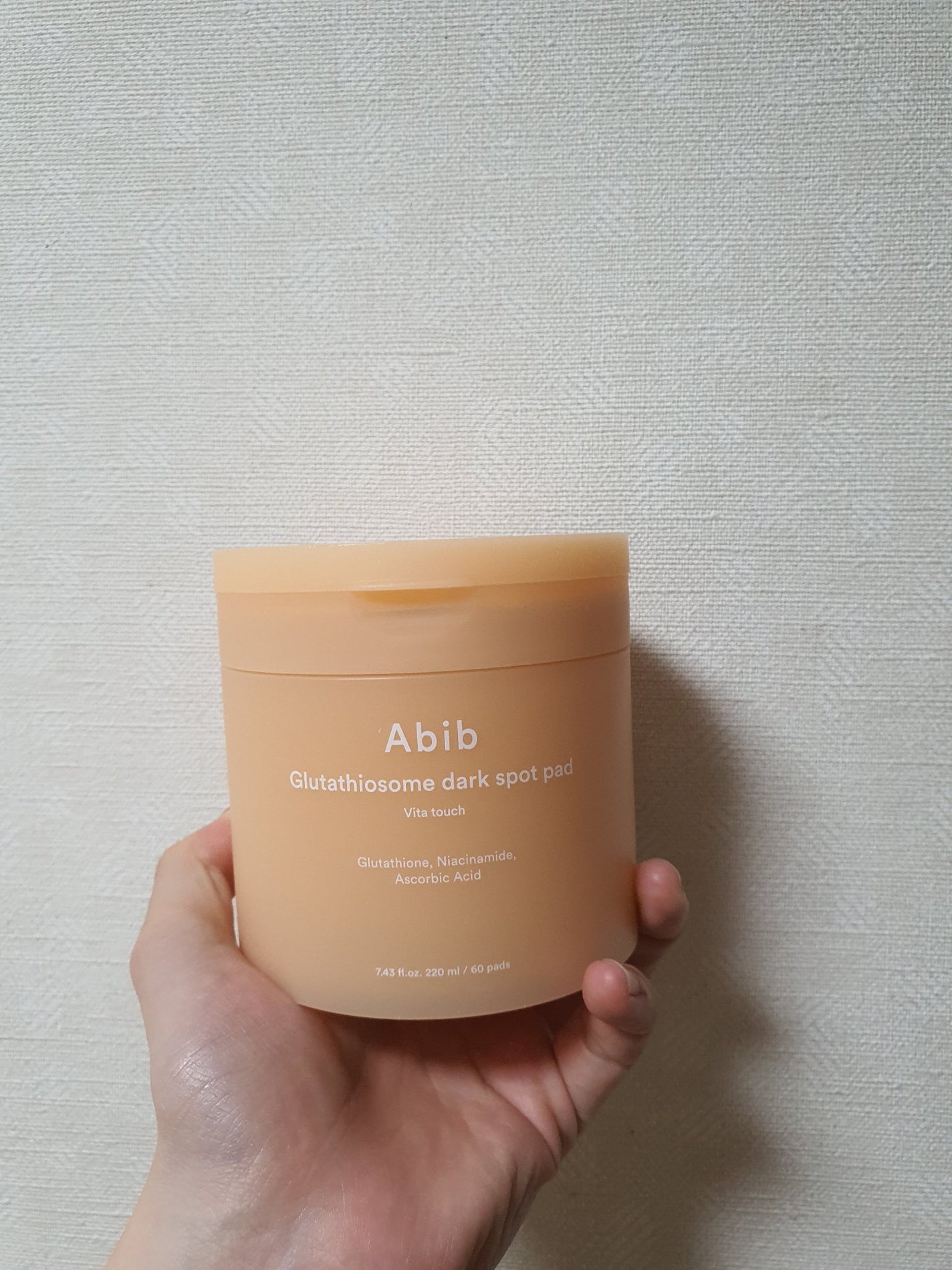 グルタチオンソームダークスポットパッドビタタッチ/Abib /トナーパッドを使ったクチコミ(1枚目)