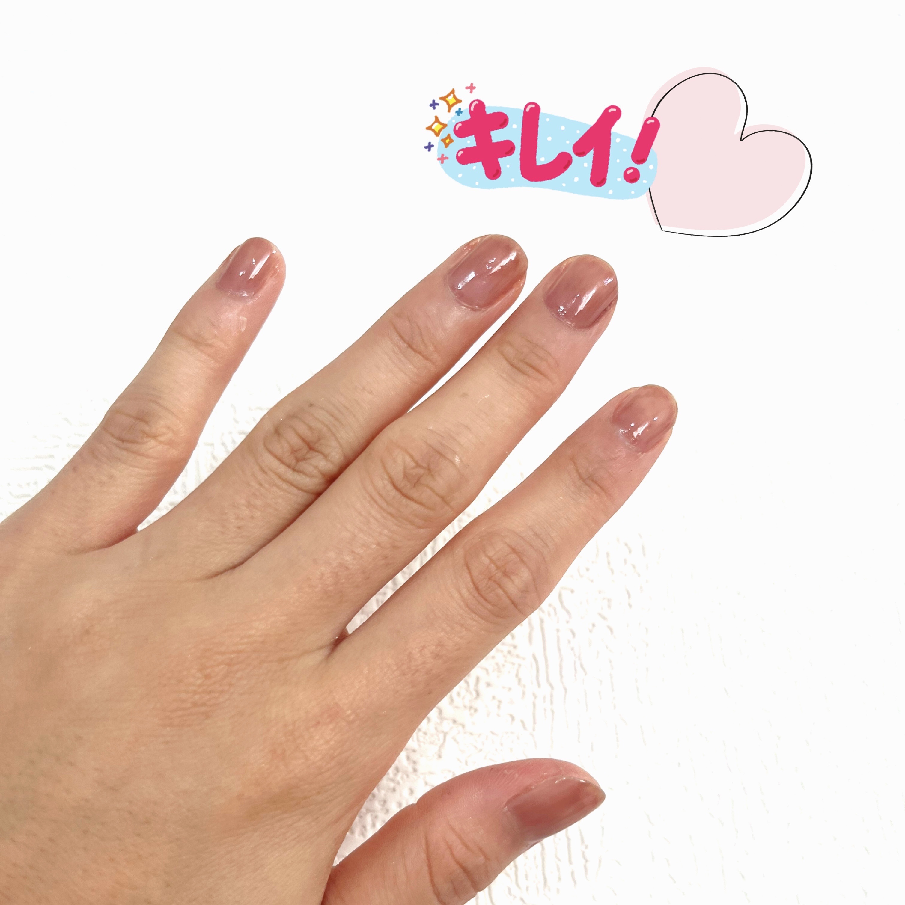 ジーニッシュ No139. PETIT CHALEUR プティ シャルール/ジーニッシュマニキュア/マニキュアを使ったクチコミ（2枚目）