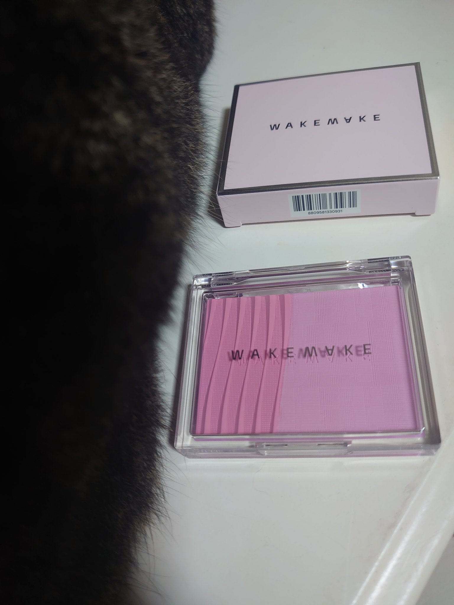 シアーレイヤリングデュアルブラッシャー 2. フェアリー/wakemake/パウダーチークを使ったクチコミ（1枚目）