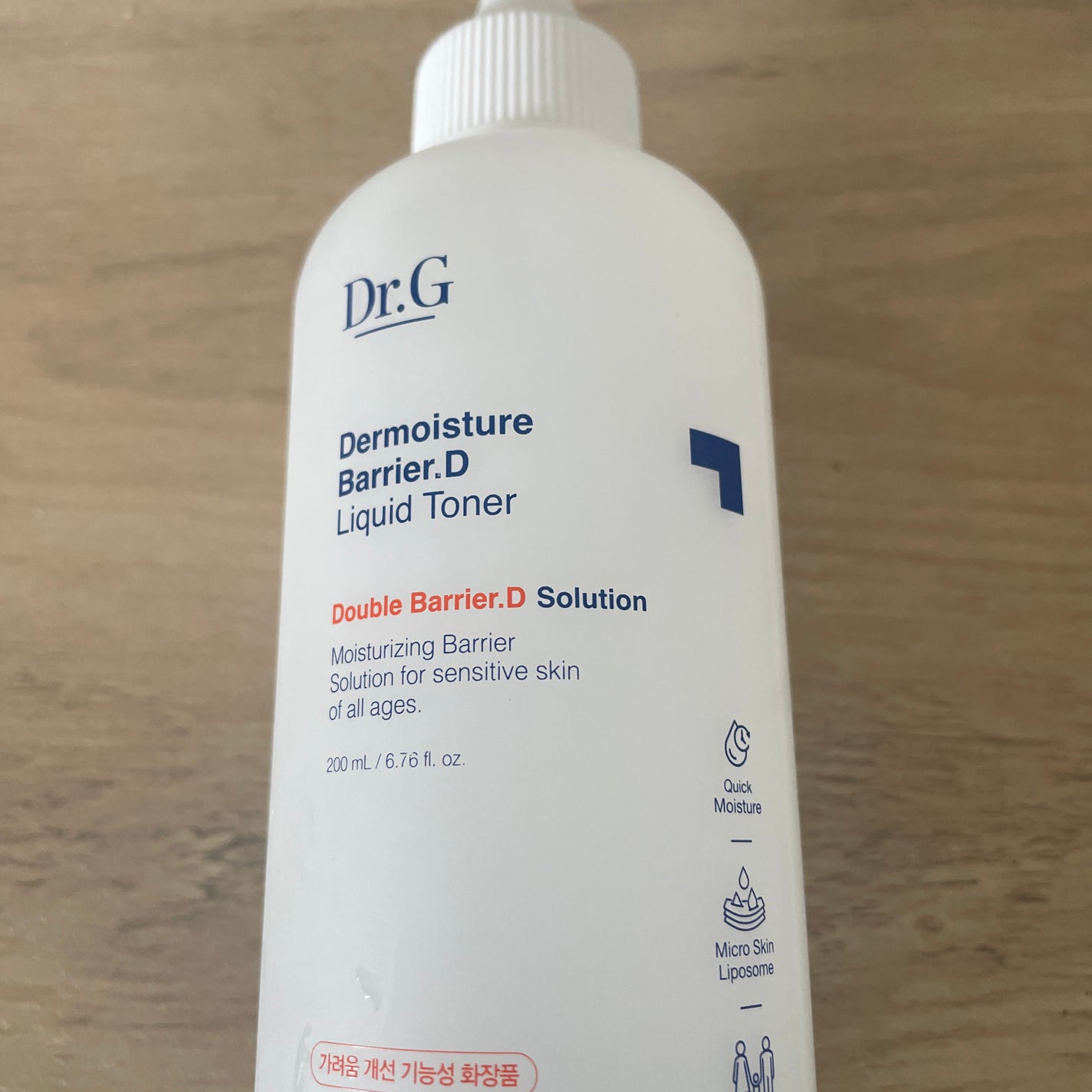 ザモイスチャーバリアDリキッドトナー/Dr.G/化粧水を使ったクチコミ(1枚目)