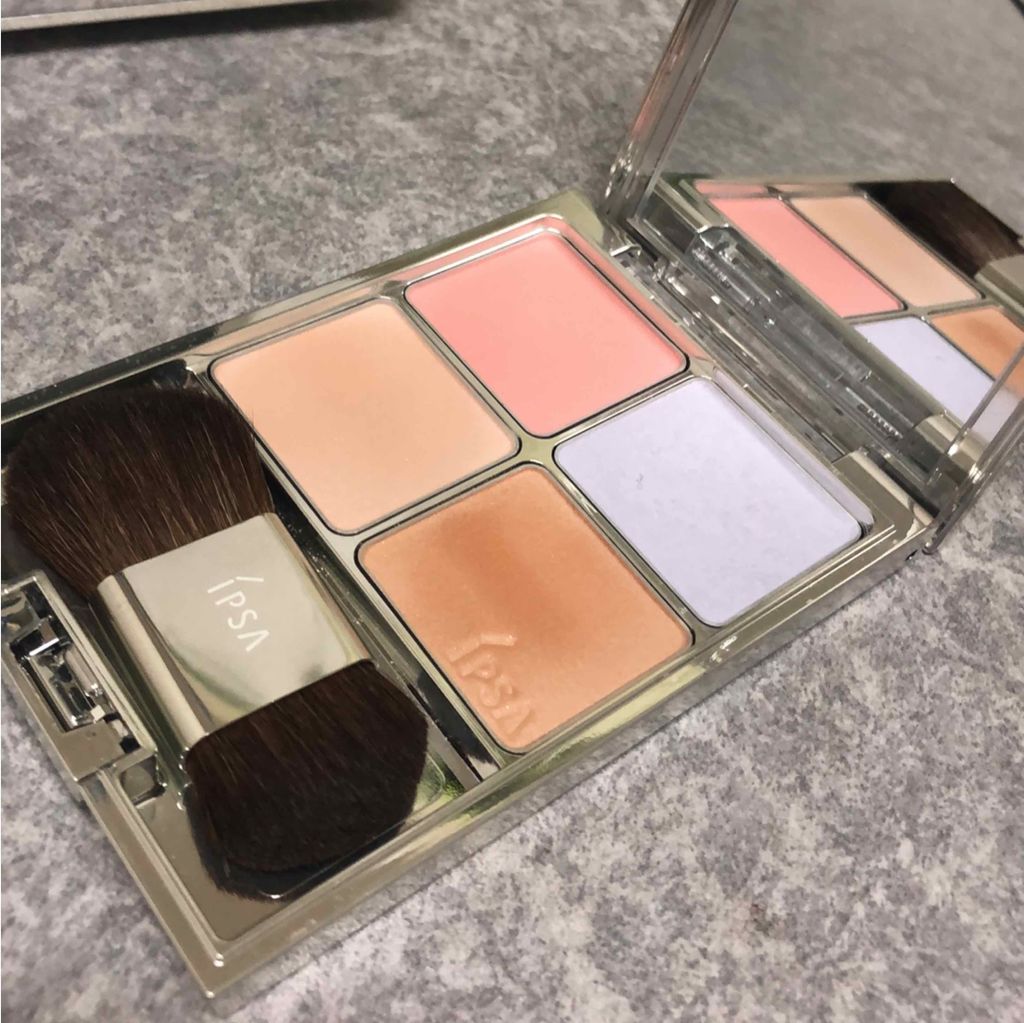 フェイスカラー デザイニングパレット/IPSA/プレストパウダーを使ったクチコミ（1枚目）