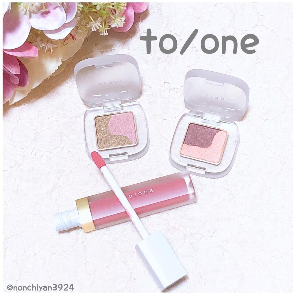 トーン ペタル エッセンス カラー バター/to/one/リップグロスを使ったクチコミ(1枚目)