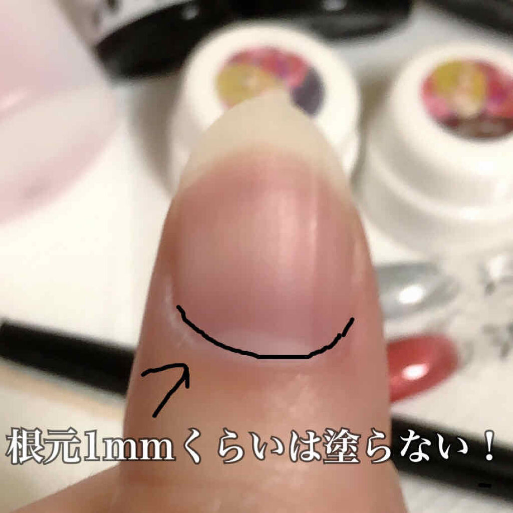 ネイル工房白パケカラージェル/ネイル工房/ジェルネイルを使ったクチコミ（3枚目）