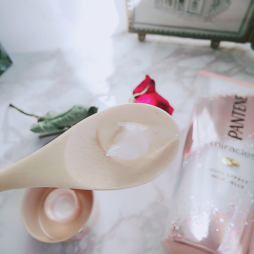 ミラクルズ デュアル エフェクト ミルク ジェリー/パンテーン/洗い流すヘアトリートメントを使ったクチコミ(3枚目)