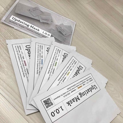 Updating Mask 1.0.0 5タイプセット 1セット5枚入り/meol/シートマスク・パックを使ったクチコミ(1枚目)