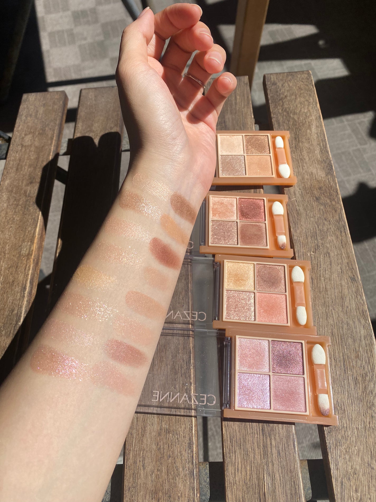 ベージュトーンアイシャドウ/CEZANNE/アイシャドウパレットを使ったクチコミ(5枚目)