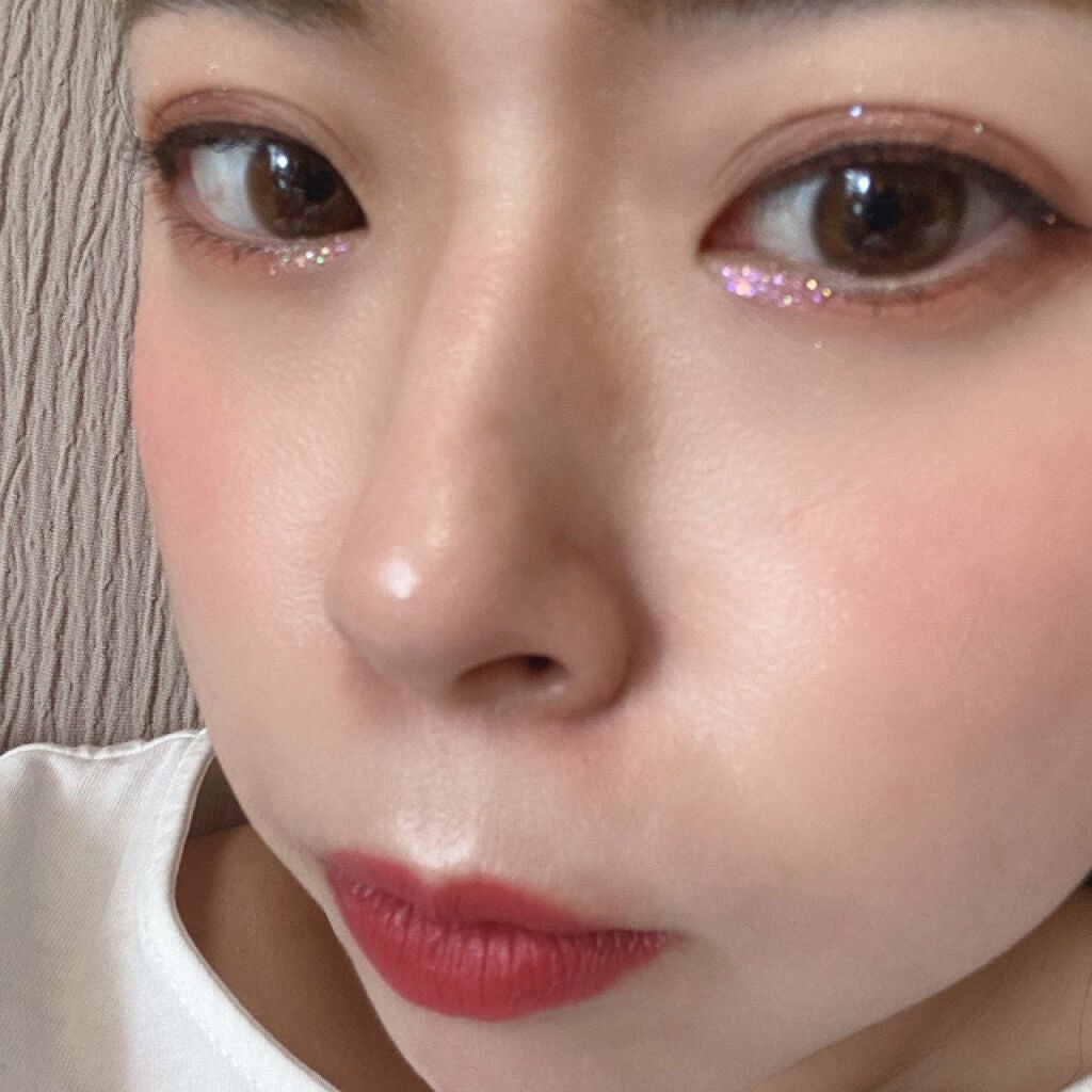 リキッド グリッター シャドウ/rom&nd/グリッターを使ったクチコミ(3枚目)