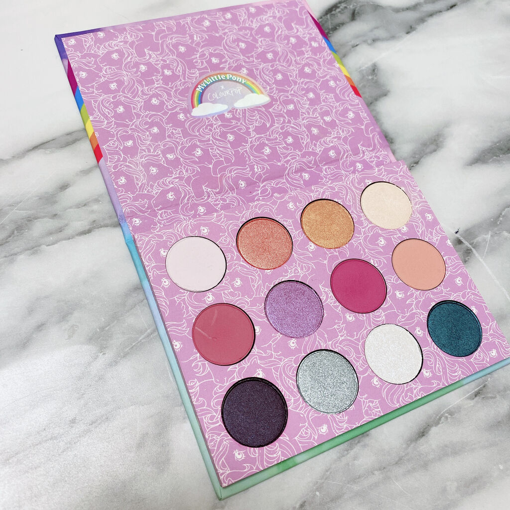 My Little Pony eyeshadow palette/ColourPop/アイシャドウパレットを使ったクチコミ（2枚目）