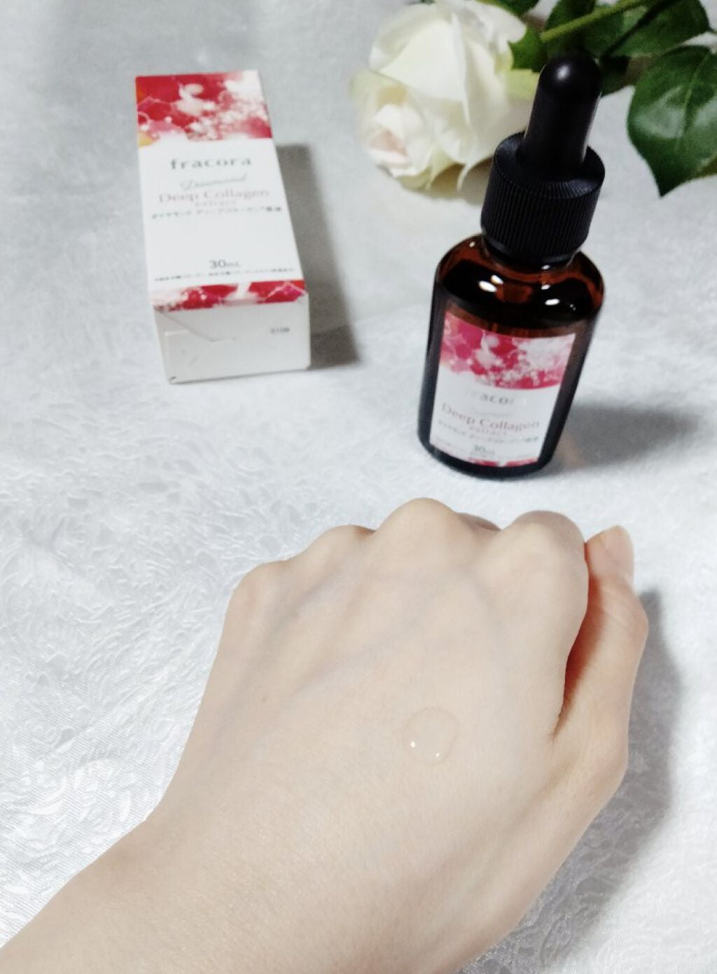 ダイヤモンド ディープコラーゲン原液/fracora/美容液を使ったクチコミ(7枚目)