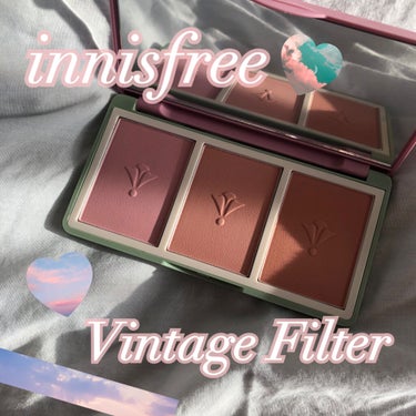 ヴィンテージ フィルター チーク パレット Vintage Filter Edition/innisfree/パウダーチークを使ったクチコミ（1枚目）