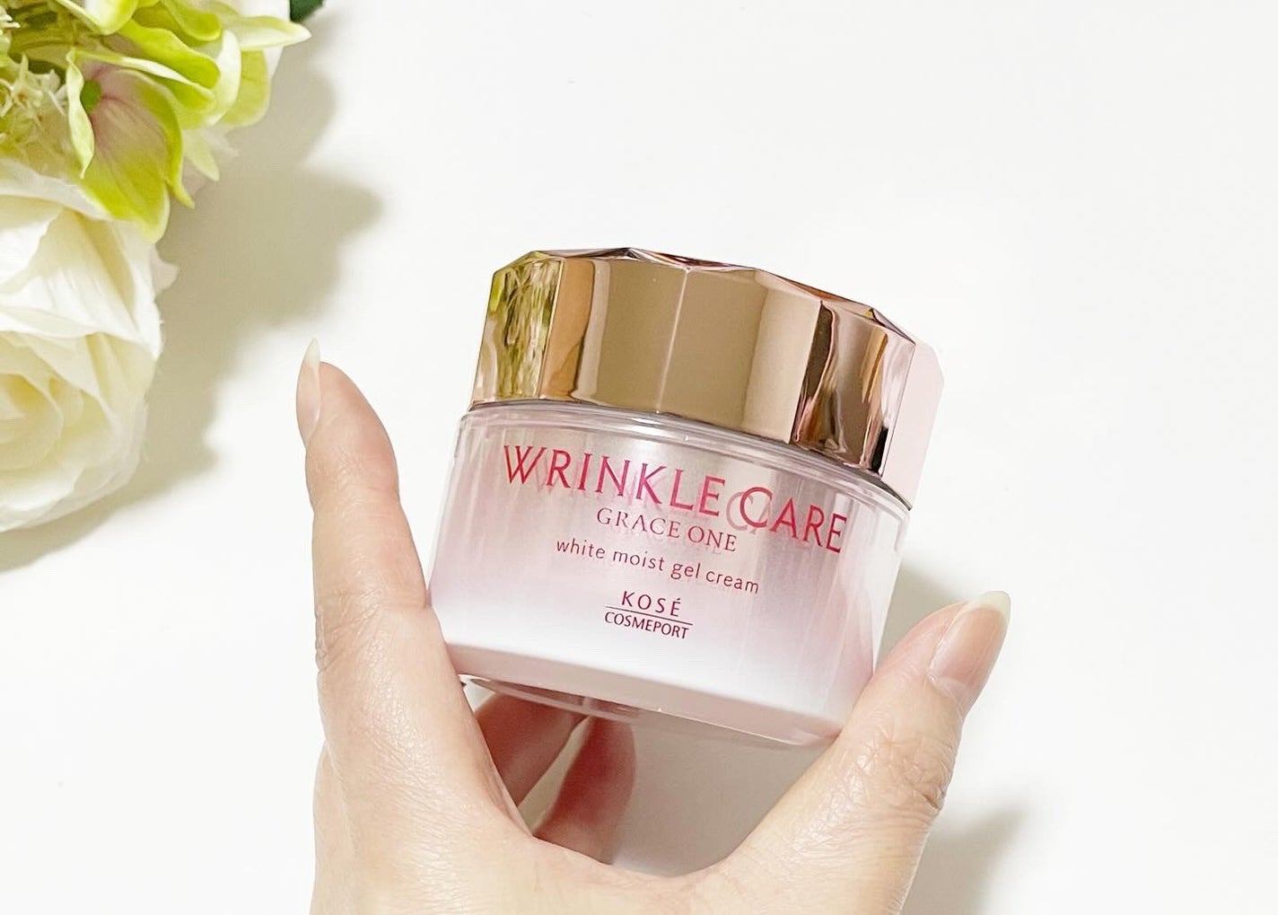 リンクルケア ホワイト モイストジェルクリーム/グレイスワン/オールインワン化粧品を使ったクチコミ(4枚目)