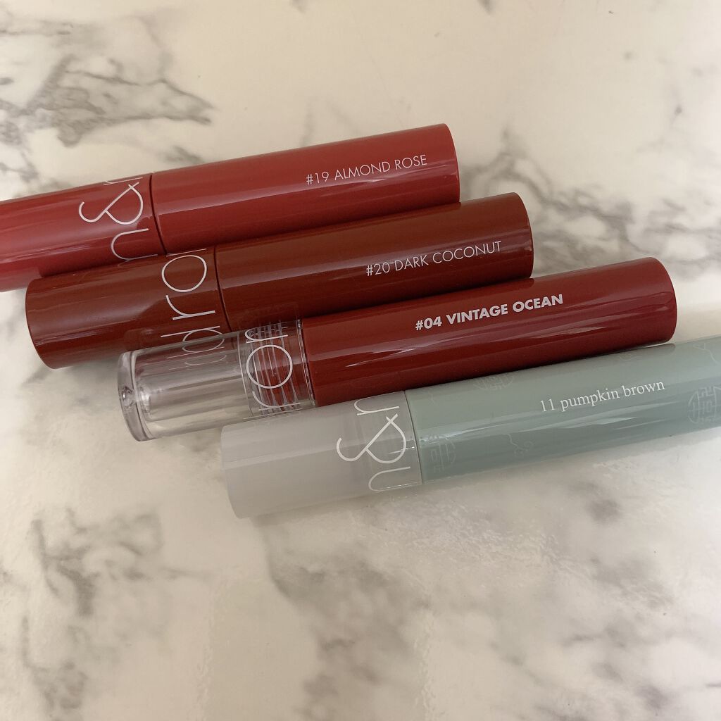 グラスティングウォーターティント 韓服エディション/rom&nd/リップティントを使ったクチコミ（2枚目）