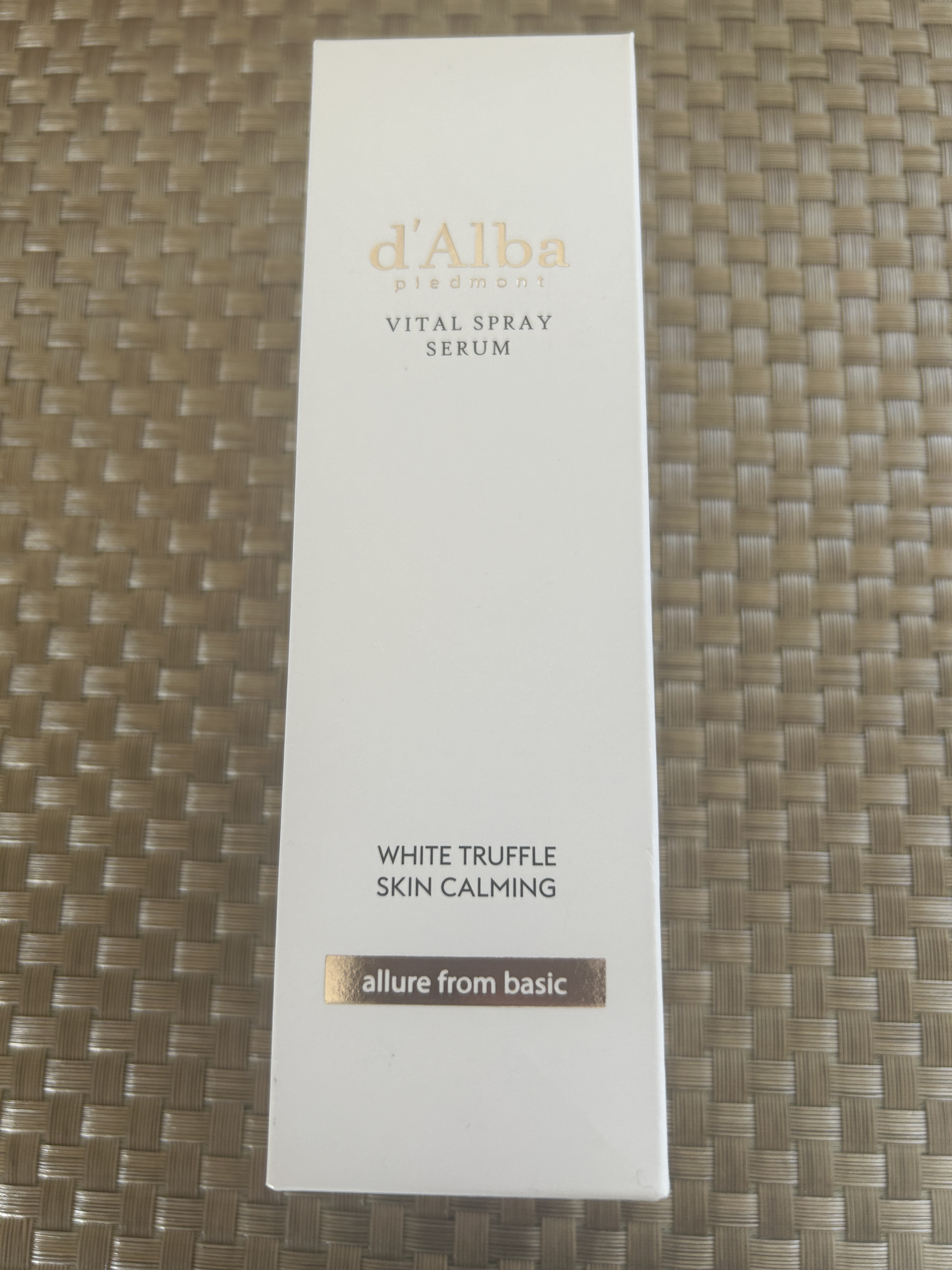 ダルバ ホワイトトリュフバイタルスプレーセラム/ダルバ/ミスト状化粧水を使ったクチコミ（3枚目）