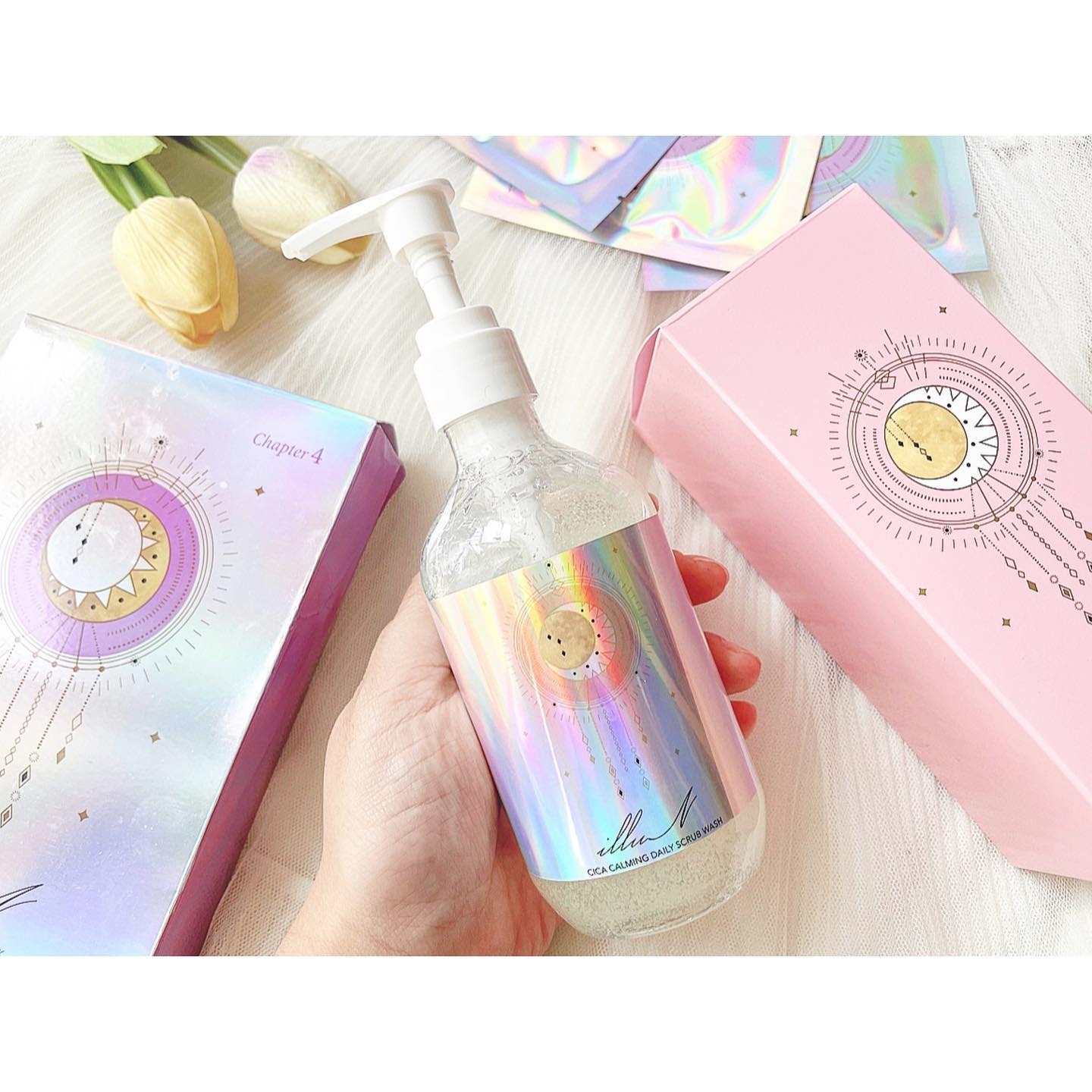 シカカーミングデイリースクラブウォッシュ/illuN/ボディスクラブを使ったクチコミ（1枚目）