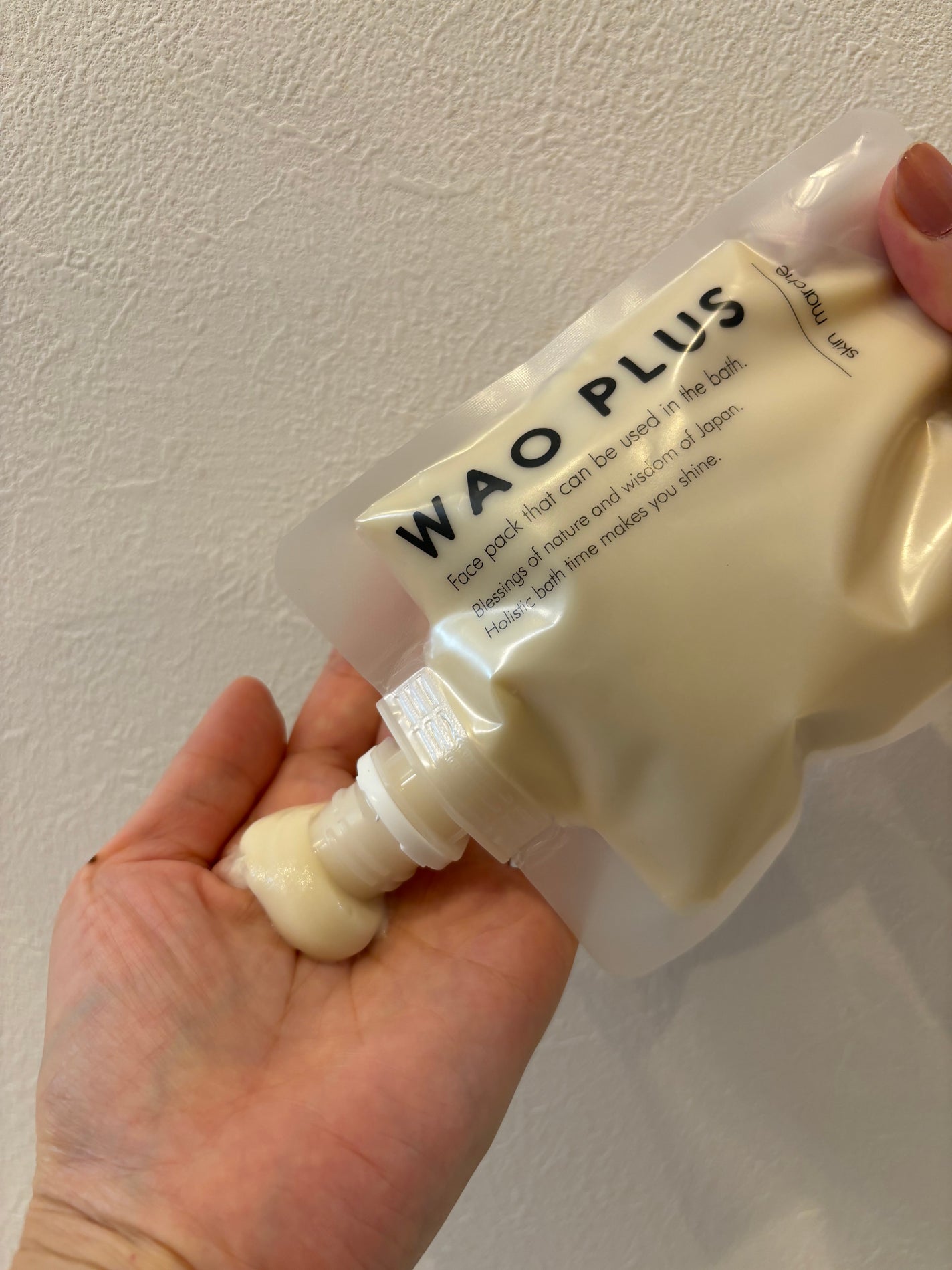 skinmarche WAOPLUS プラントベースミルクブースターマスク/ブレーンコスモス/洗い流すパック・マスクを使ったクチコミ(3枚目)