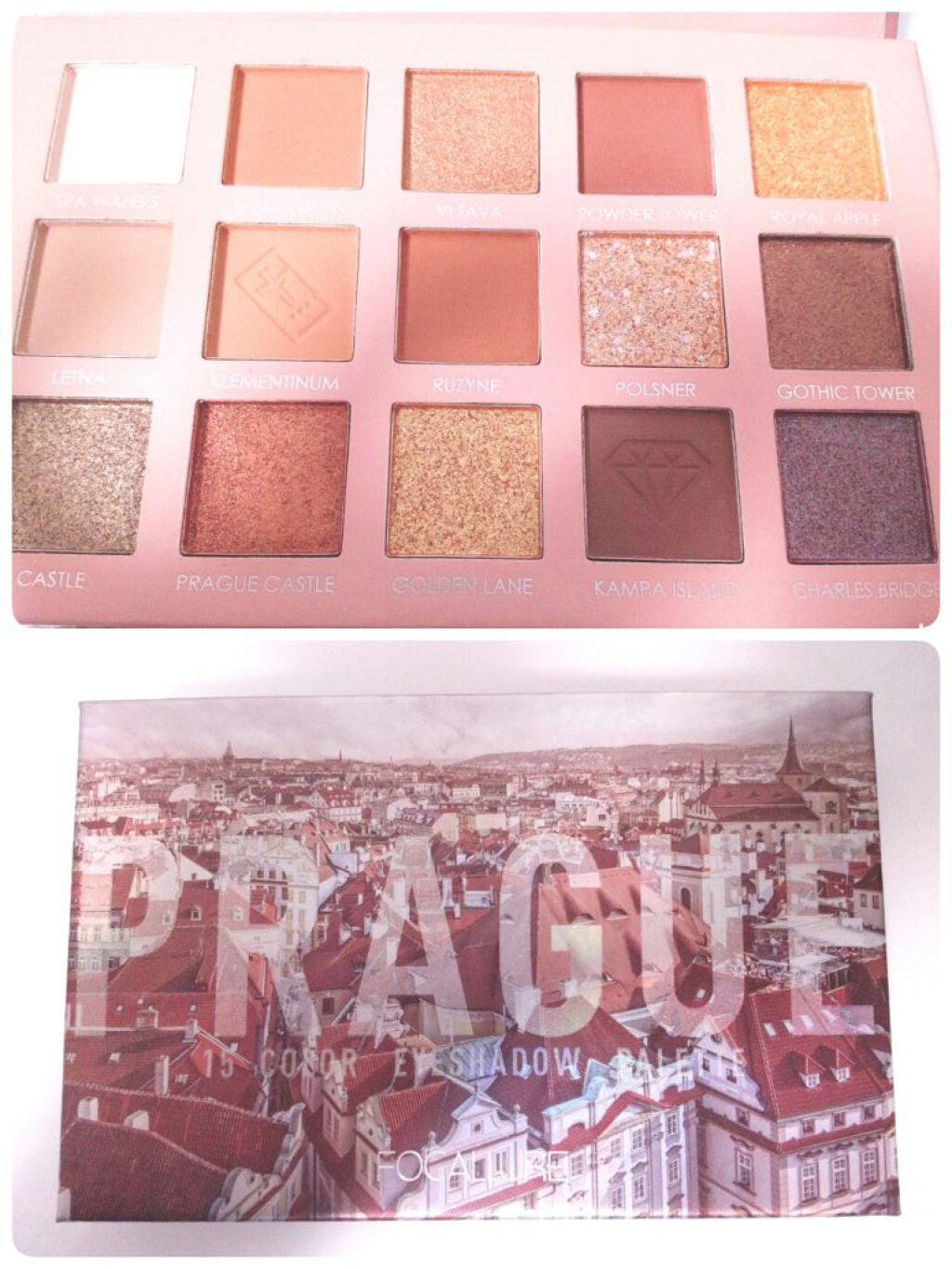 GO TRAVEL 15色アイシャドウパレット/FOCALLURE/アイシャドウパレットを使ったクチコミ(4枚目)