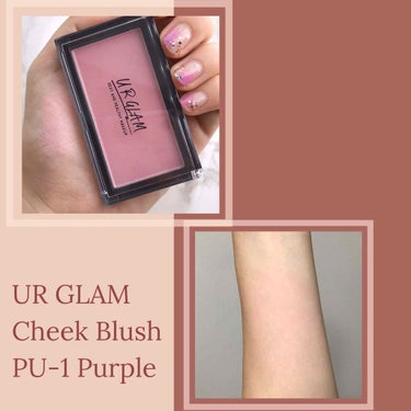 UR GLAM　DAILY CHEEK BLUSH/U R GLAM/パウダーチークを使ったクチコミ（2枚目）