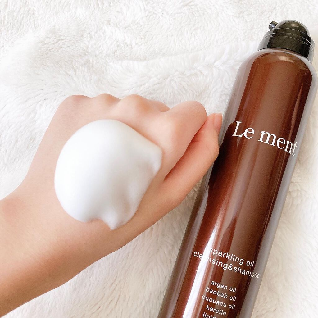 ルメント スパークリングオイル クレンジング&シャンプー/Le ment/市販シャンプーを使ったクチコミ（3枚目）
