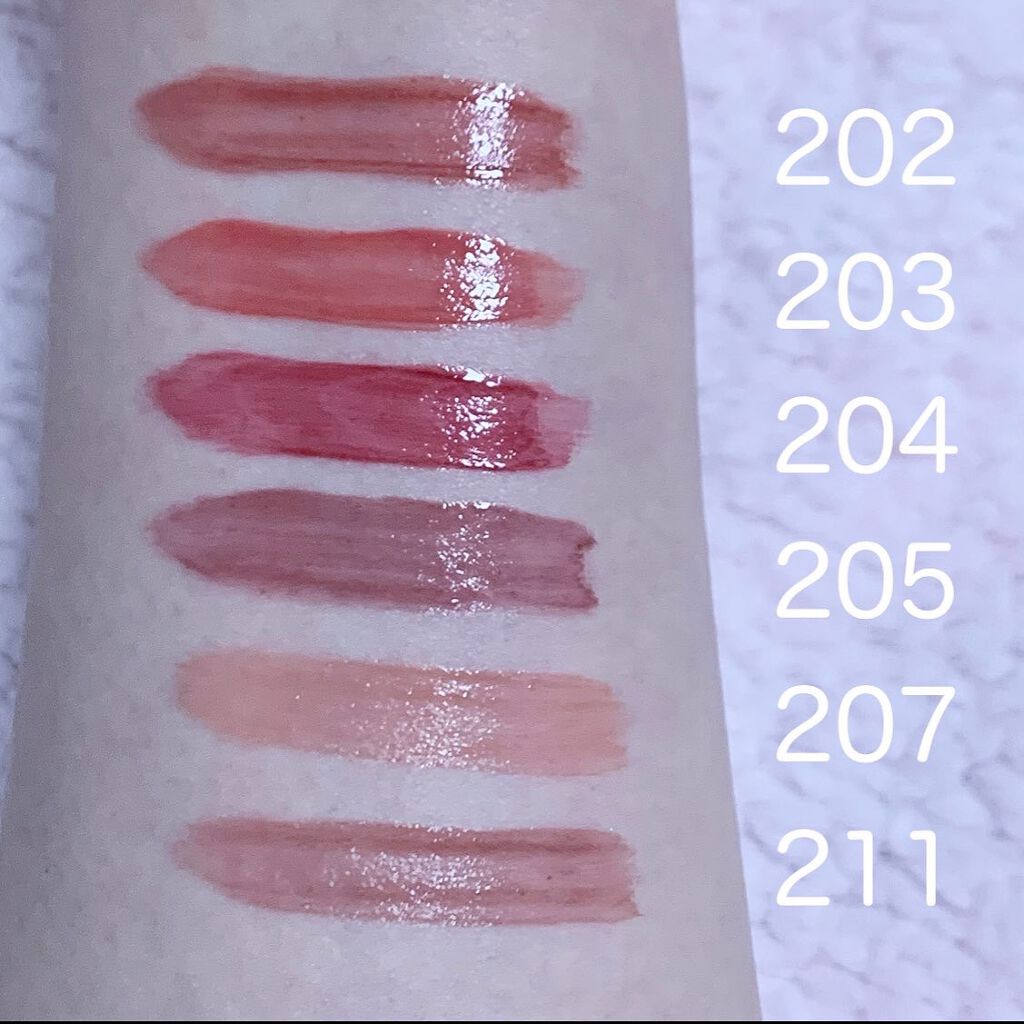 ルージュ ピュールクチュール ヴェルニ ウォーターグロウ/YVES SAINT LAURENT BEAUTE/口紅を使ったクチコミ（2枚目）