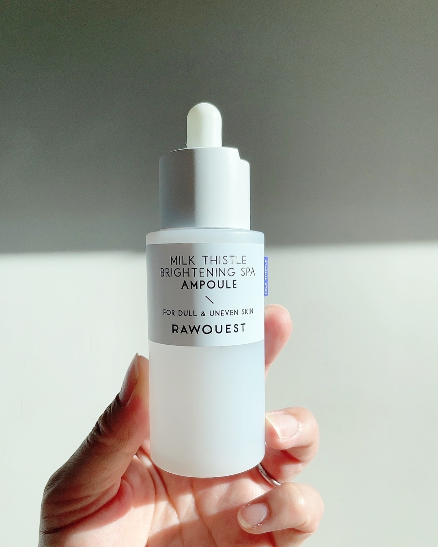 ミルクシスルブライトニングスパ アンプル/RAWQUEST/美容液を使ったクチコミ（2枚目）