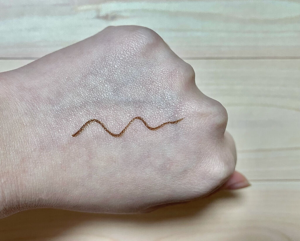 リアルラスティングアイライナー24hWP DB ディープブラウン/K-パレット/リキッドアイライナーを使ったクチコミ（3枚目）