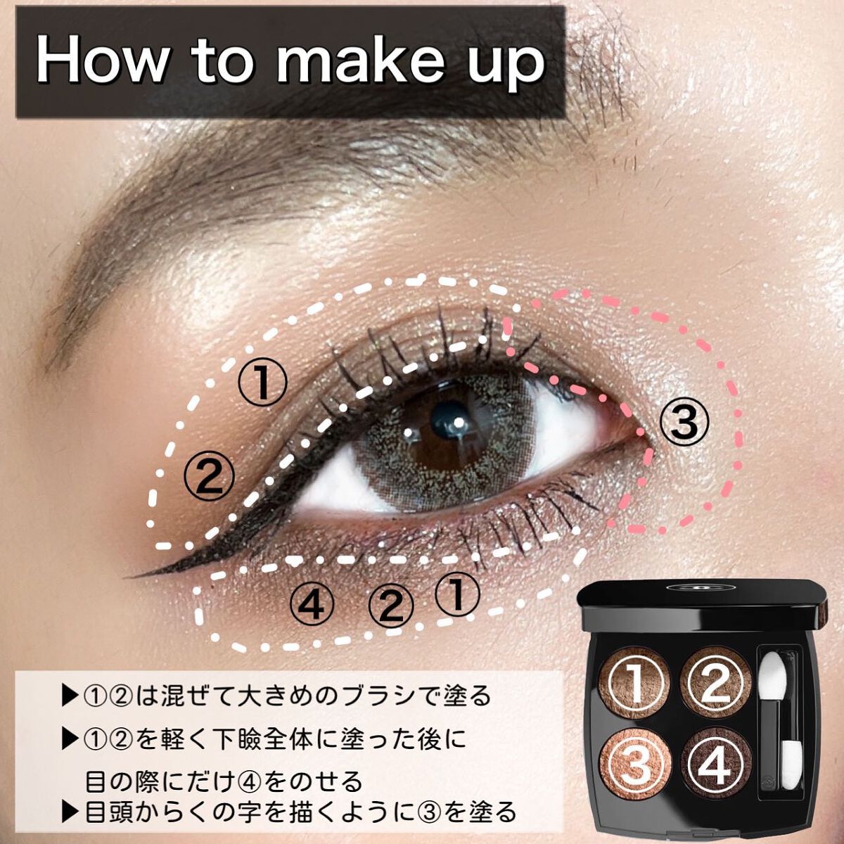 レ キャトル オンブル ツイード/CHANEL/アイシャドウパレットを使ったクチコミ(6枚目)