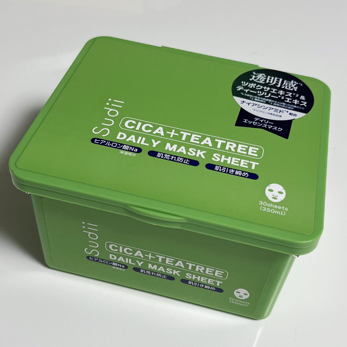 CICA+TEATREE DAILY MASK SHEET/sudii/シートマスク・パックを使ったクチコミ（1枚目）