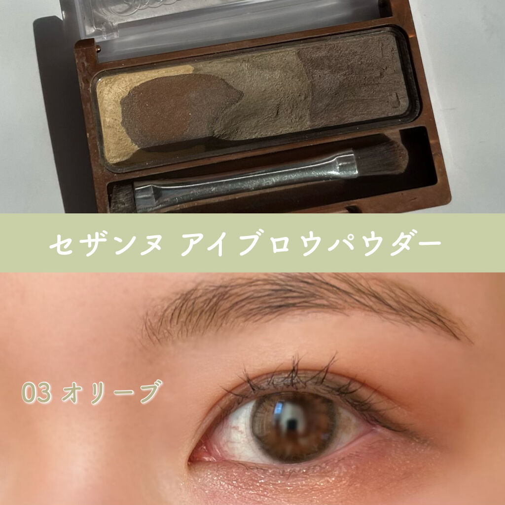 ノーズ＆アイブロウパウダー/CEZANNE/パウダーアイブロウを使ったクチコミ（1枚目）