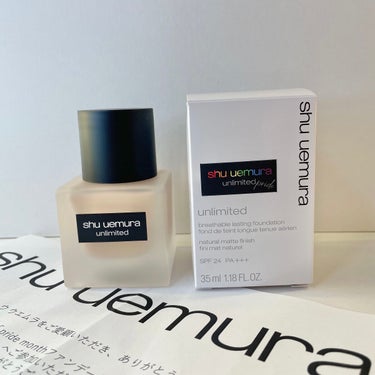 アンリミテッド ラスティング フルイド/shu uemura/リキッドファンデーションを使ったクチコミ（5枚目）