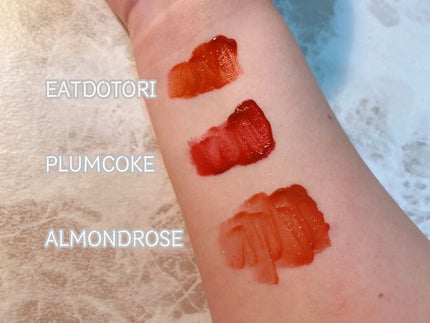 ジューシーラスティングティント/rom&nd/リップティントを使ったクチコミ(4枚目)