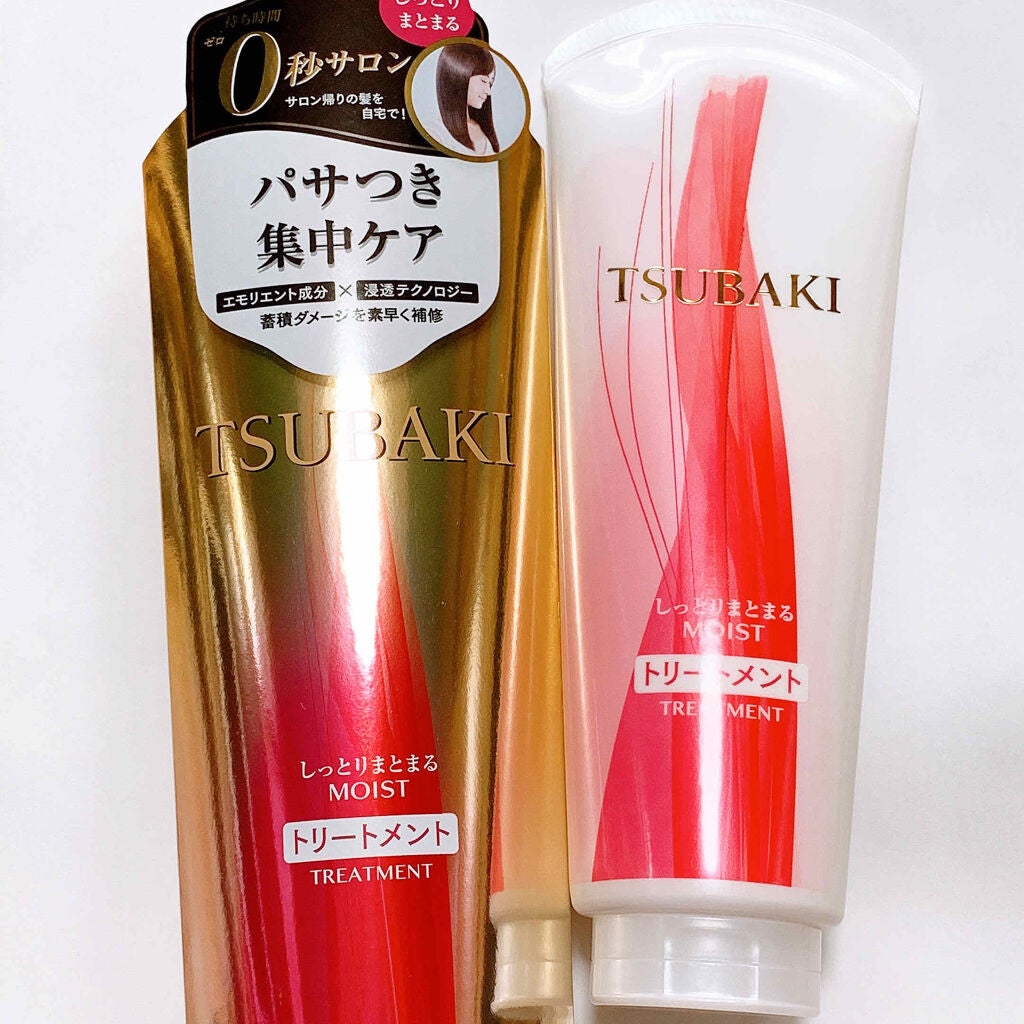 プレミアムモイスト ヘアトリートメント/TSUBAKI/洗い流すヘアトリートメントを使ったクチコミ(1枚目)