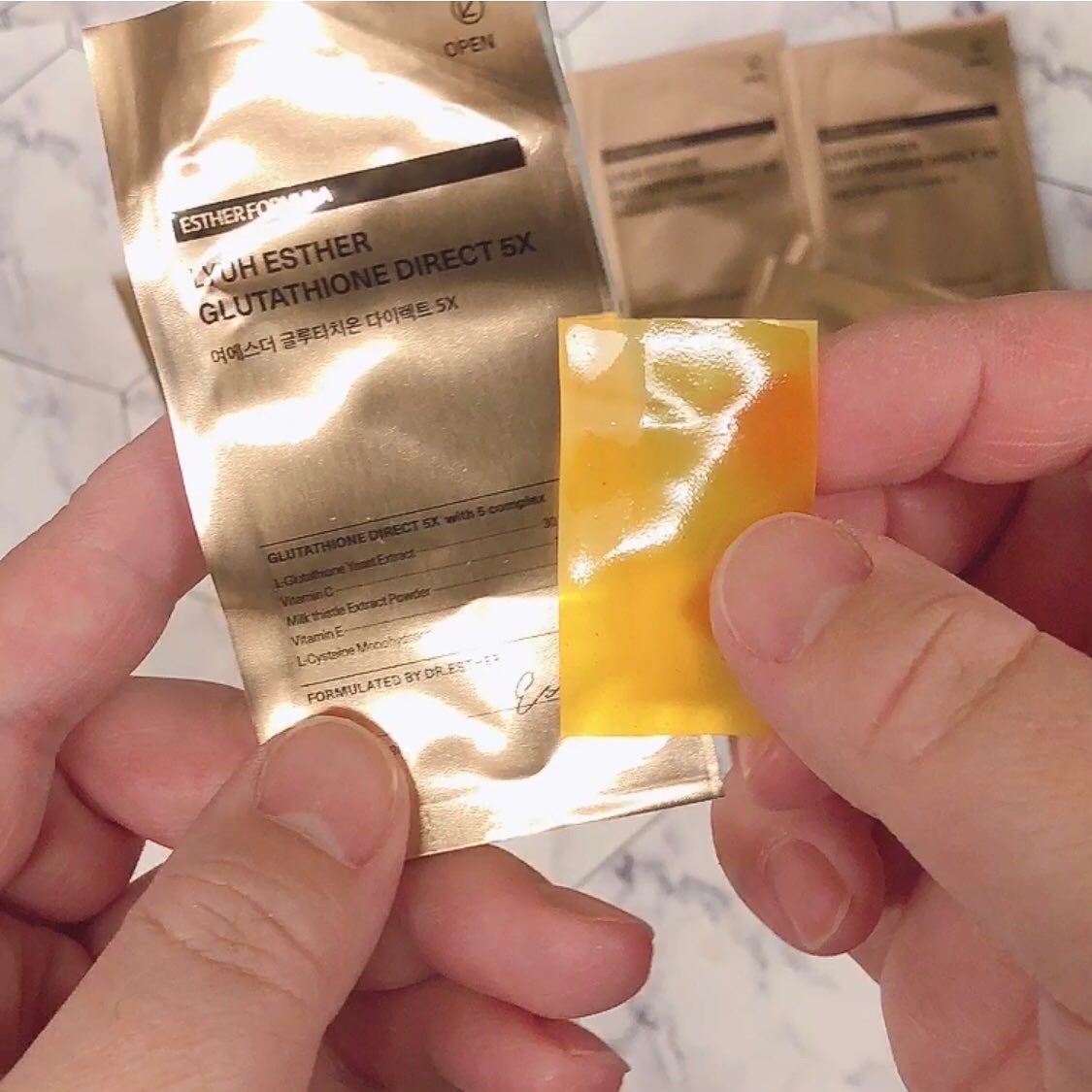 ヨエスターグルタチオンダイレクト5X/ESTHER FORMULA/美容サプリメントを使ったクチコミ(5枚目)