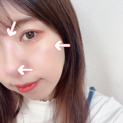 パールグロウニュアンサー/CEZANNE/パウダーハイライトを使ったクチコミ(4枚目)