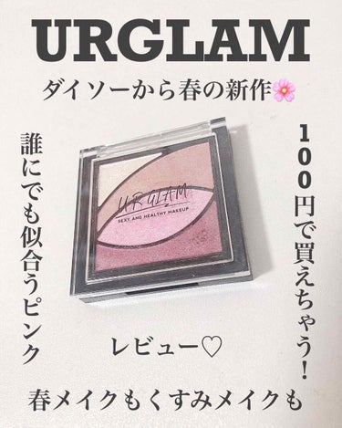 UR GLAM　VELVET EYE COLOR PALETTE/U R GLAM/パウダーアイシャドウを使ったクチコミ（1枚目）