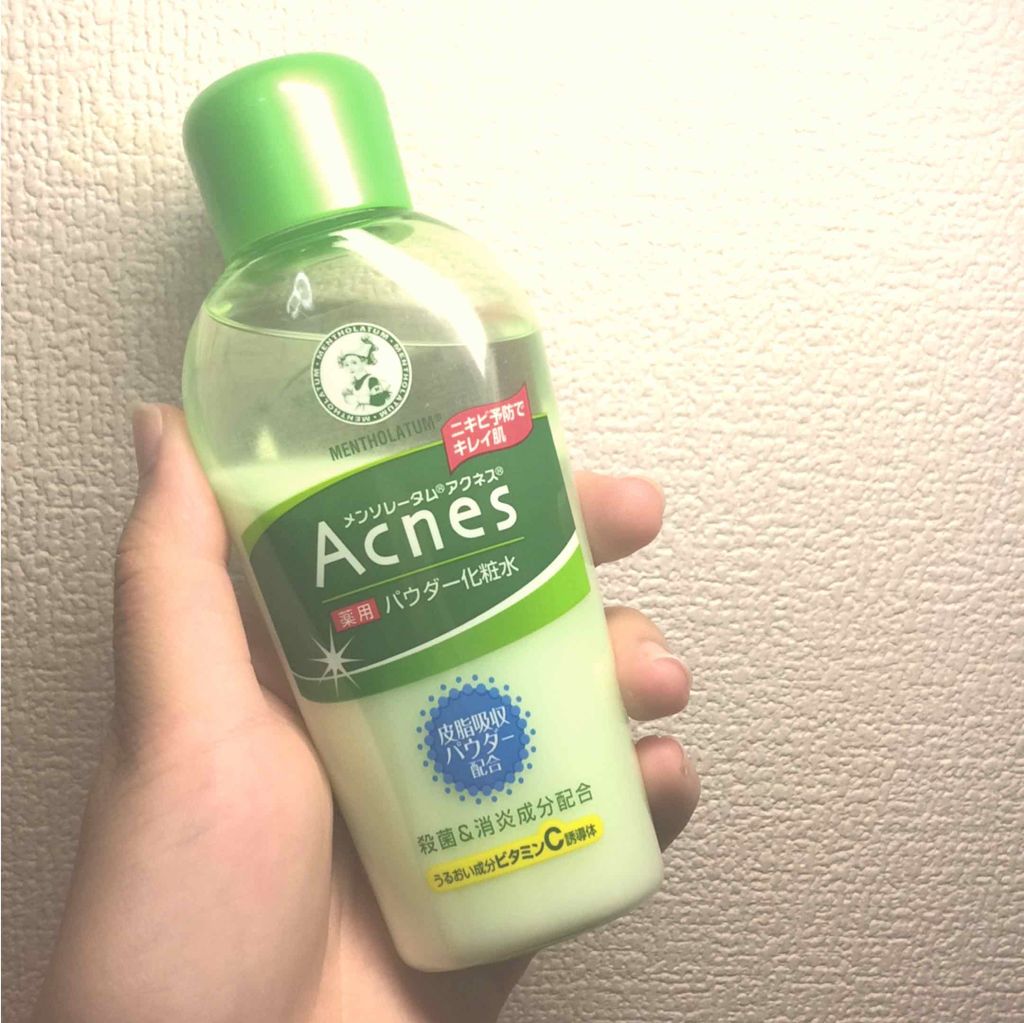 薬用パウダー化粧水/メンソレータム アクネス/化粧水を使ったクチコミ（2枚目）
