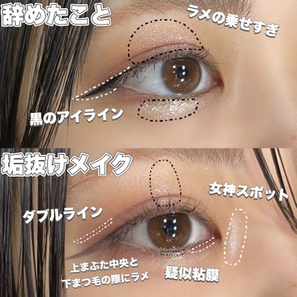 ジェルアイライナー/CEZANNE/ジェルアイライナーを使ったクチコミ(7枚目)