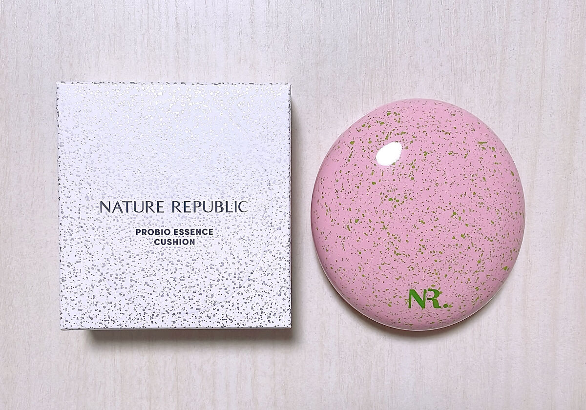 PROBIOエッセンスクッション/ネイチャーリパブリック/クッションファンデーションを使ったクチコミ（2枚目）