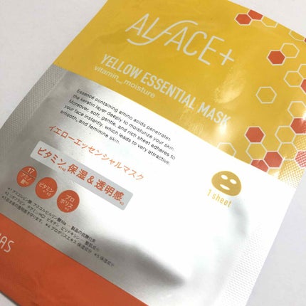 オルフェス イエローエッセンシャルマスク/ALFACE+/シートマスク・パックを使ったクチコミ(1枚目)