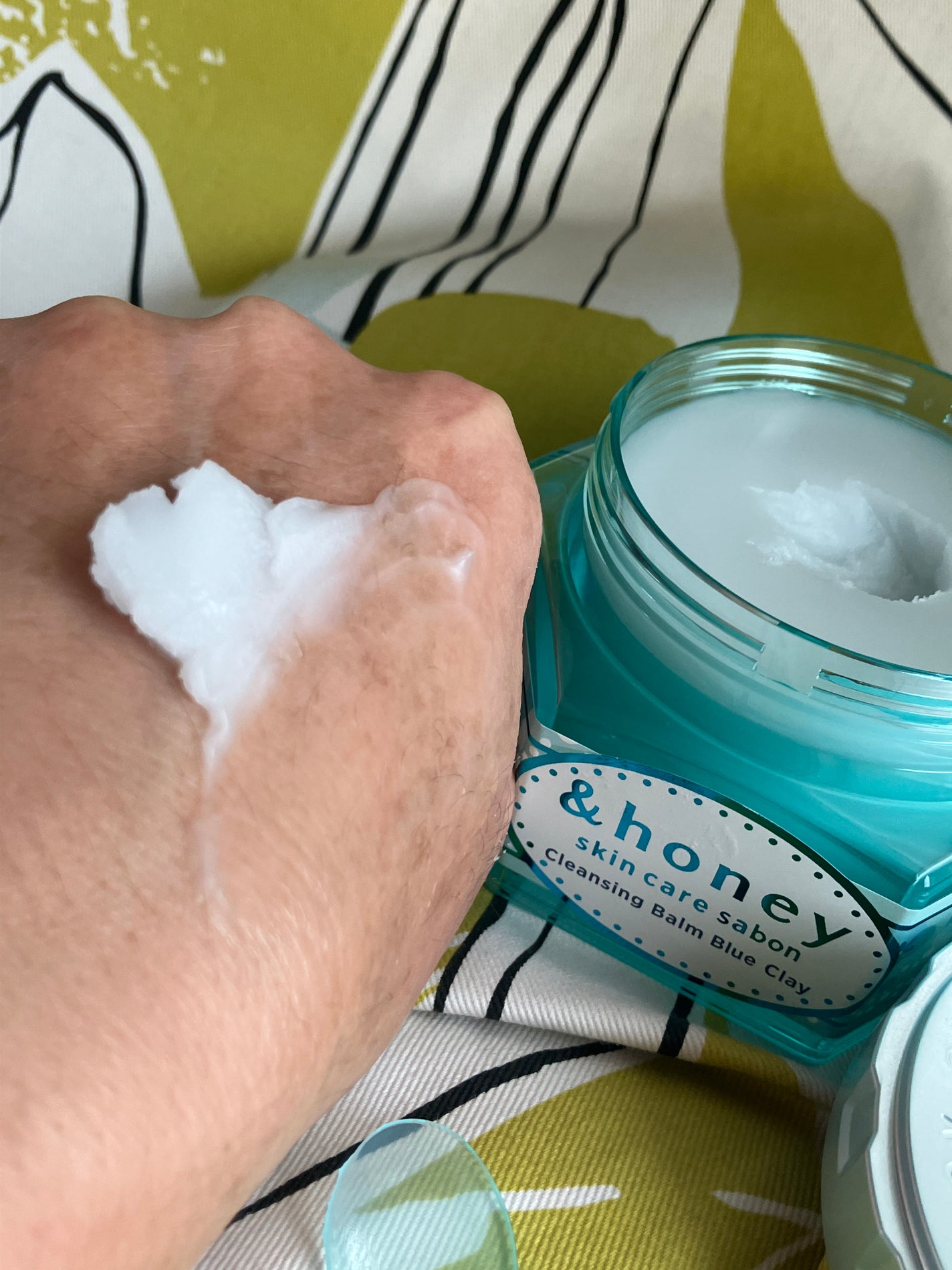 アンドハニー サボン クレンジングバーム ブルークレイ/&honey/クレンジングバームを使ったクチコミ(2枚目)