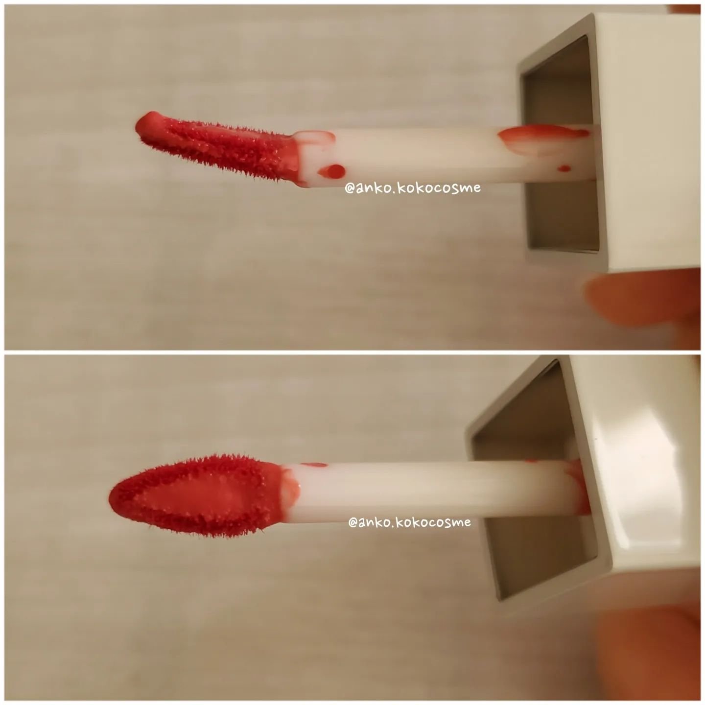 ザグラスタトゥーティント/QUA-T/リップティントを使ったクチコミ（3枚目）