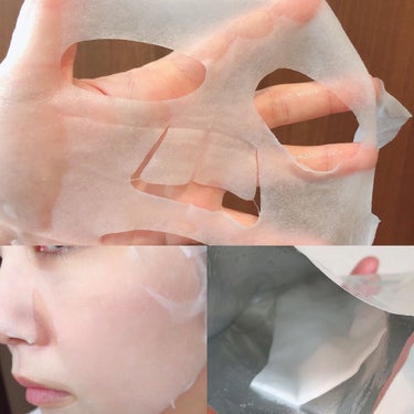 RICE FACE MASKライスバリアフェイスマスク MOISTCLEAR/KOUJIHIME/シートマスク・パックを使ったクチコミ（2枚目）
