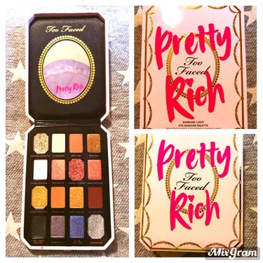 プリティーリッチ ダイアモンドライトアイシャドウパレット/Too Faced/アイシャドウパレットを使ったクチコミ（1枚目）