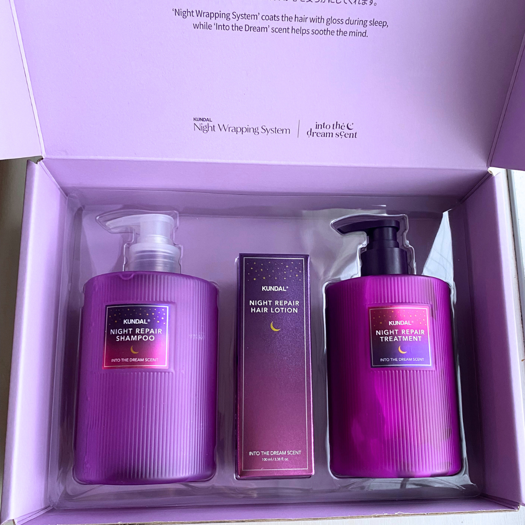 ナイトリペア シャンプー／トリートメント/KUNDAL/市販シャンプーを使ったクチコミ（2枚目）