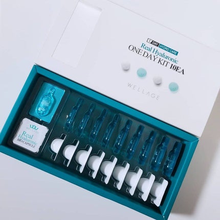 リアルヒアルロニック ブルーワンデーキット/Wellage/美容液を使ったクチコミ(1枚目)