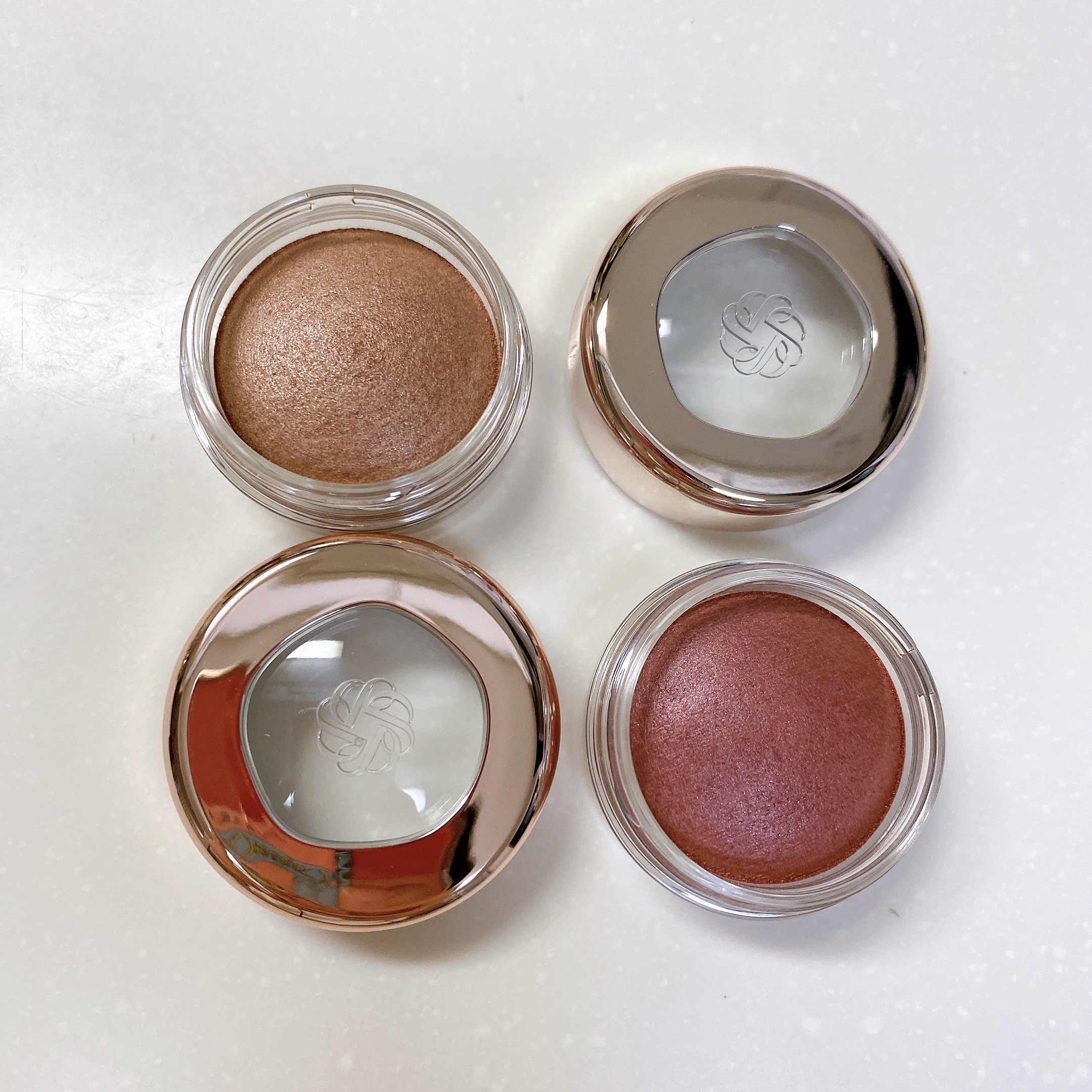 アイグロウジェム スキンシャドウ 31G sunlit skin/DECORTÉ/ジェル・クリームアイシャドウを使ったクチコミ（2枚目）