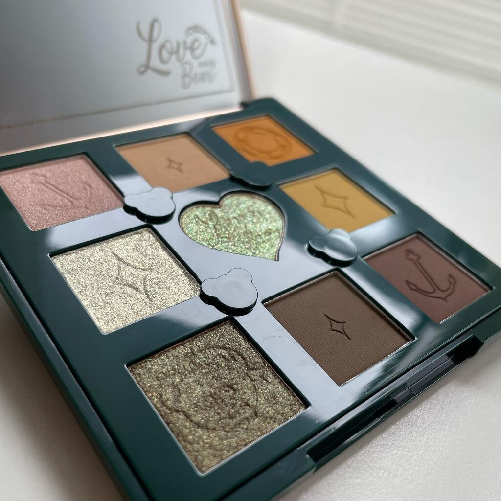 Love Bear 9色 アイシャドウパレット/FlowerKnows/アイシャドウパレットを使ったクチコミ(2枚目)