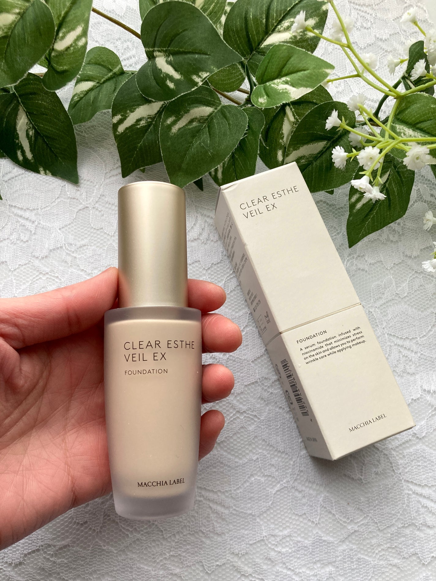 薬用クリアエステヴェールEX/Macchia Label/リキッドファンデーションを使ったクチコミ(1枚目)