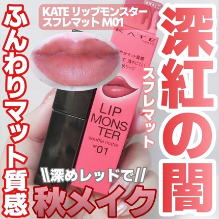 リップモンスター スフレマット/KATE/口紅を使ったクチコミ(1枚目)
