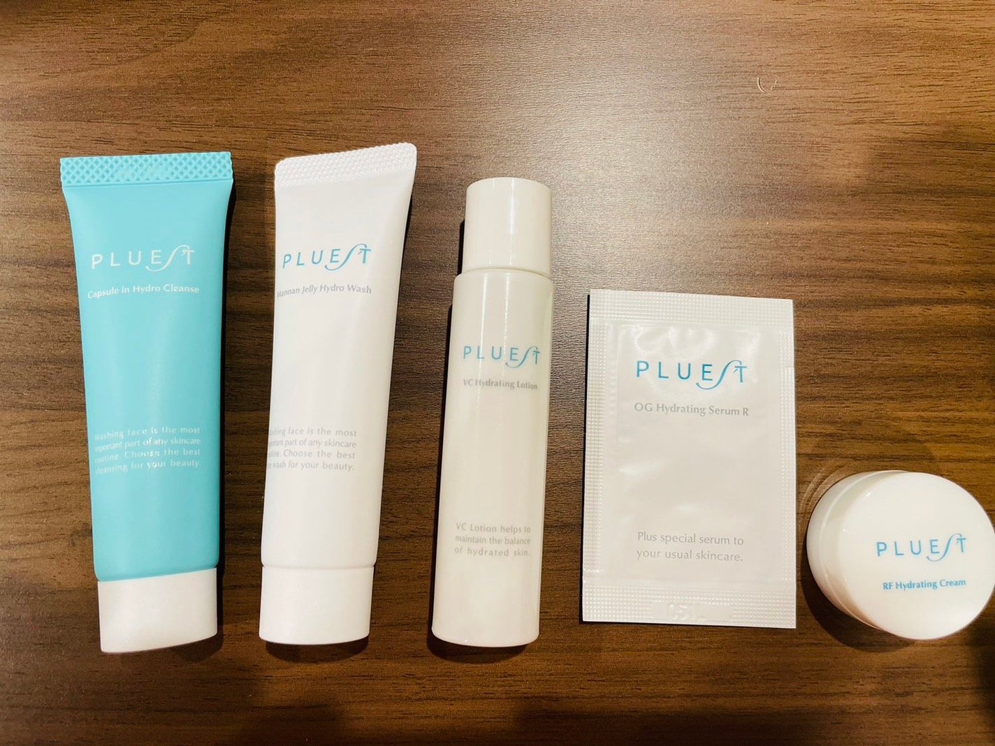 集中トライアル 5点セット/PLUEST/スキンケアキットを使ったクチコミ(1枚目)