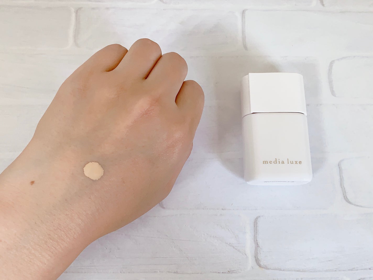 リキッドファンデーション/media luxe/リキッドファンデーションを使ったクチコミ(4枚目)
